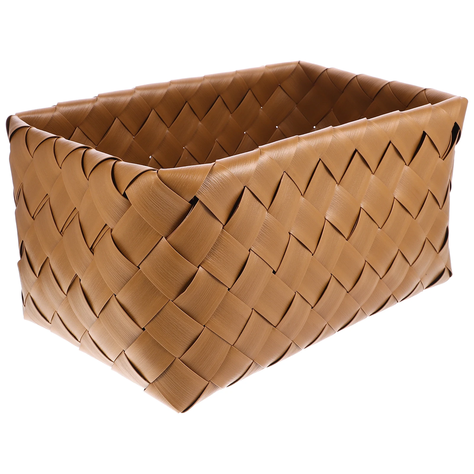 

Корзина из искусственного ротанга, тканый контейнер, декоративная корзина, настольный органайзер, держатель для контейнеров для мелочей