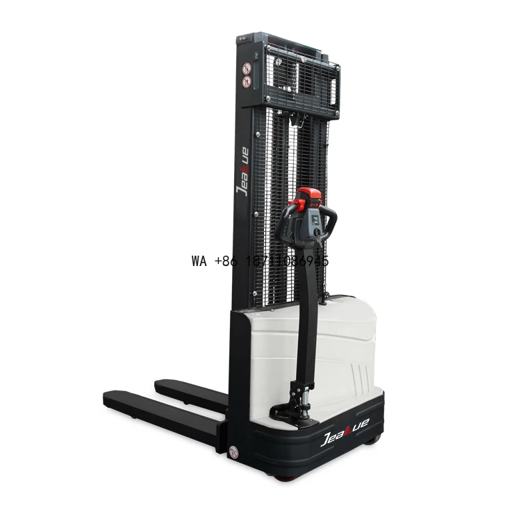 Cost-effective 1.5Ton Electric Pallet Stacker up to 3M with Lead-acid Battery Forklift Electric Stacker