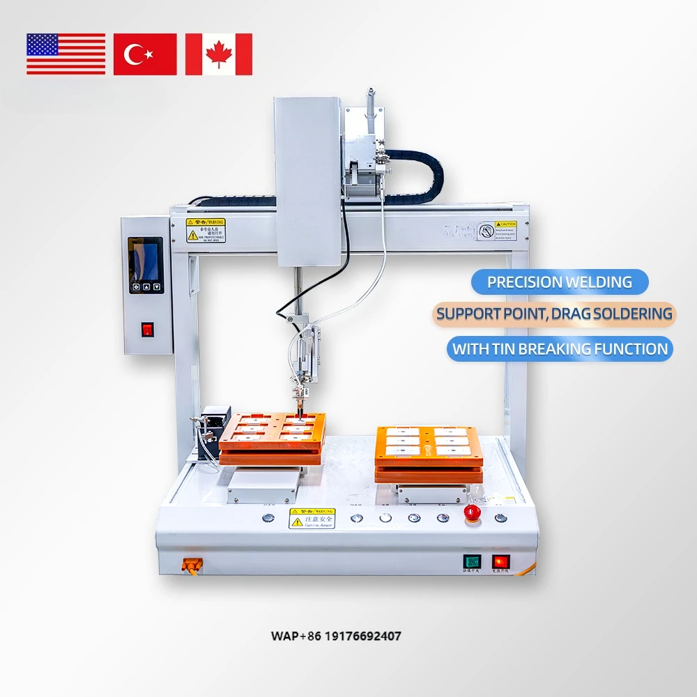 High-Precision Automatic Soldering Machine New Industrial PCB Welding Tool with Temperature Control