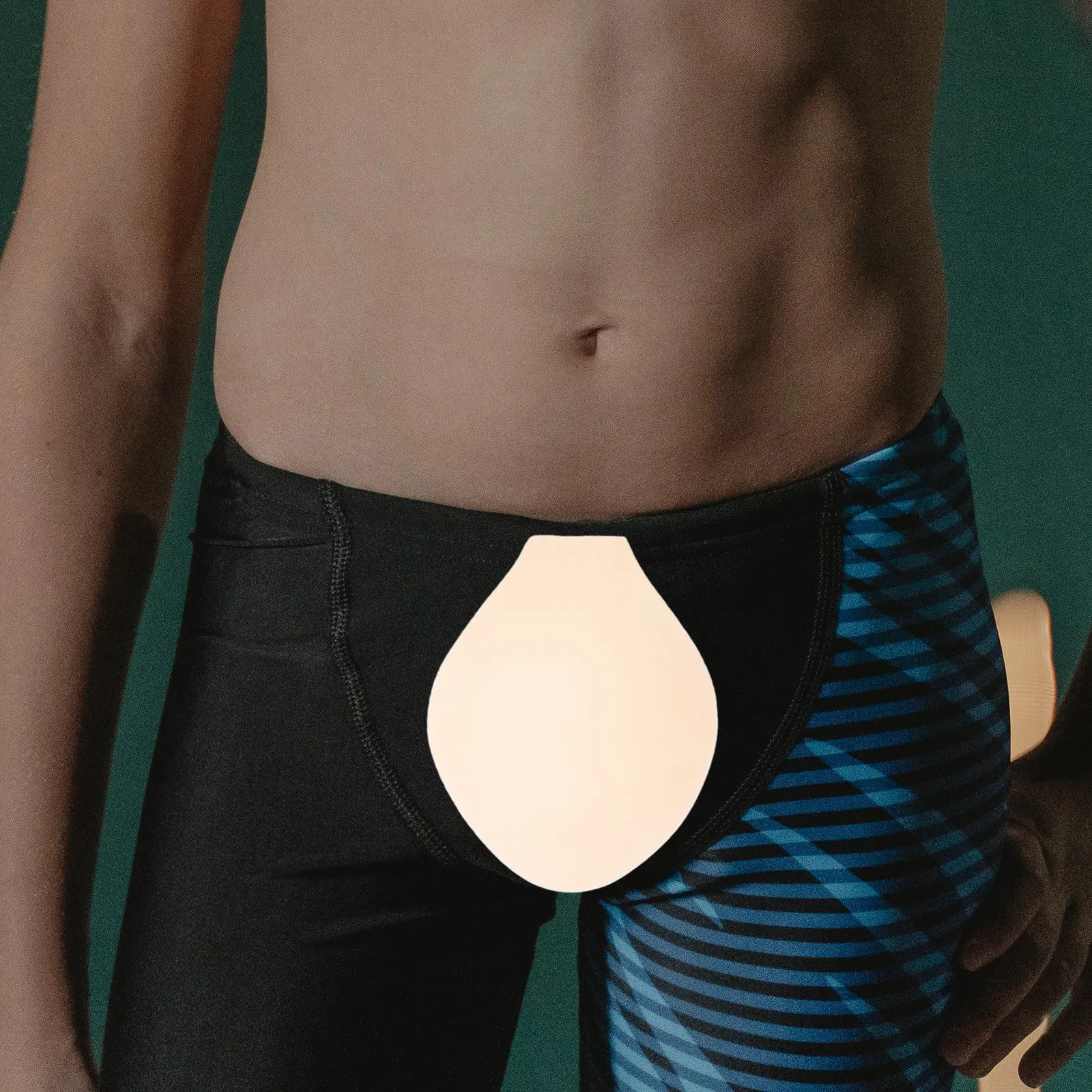 Mens Swim Brief Pouch Pads 2 Pack Skin Tone 3D Contoured Bulge Enhancer Inserts for Swimwear Underwear
