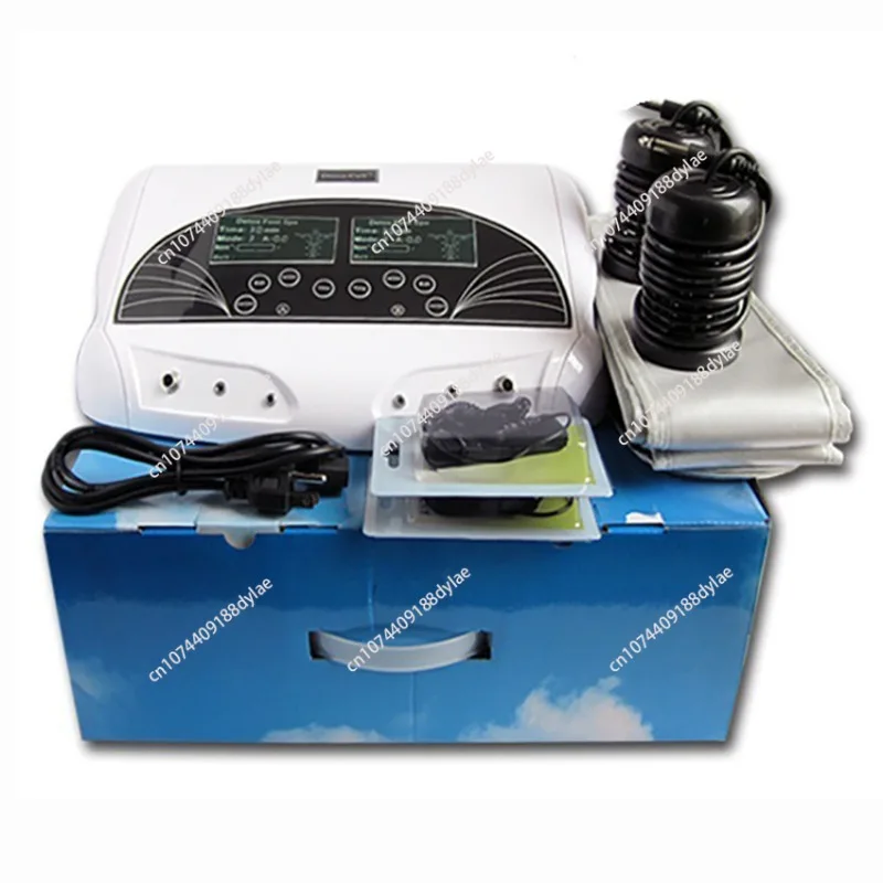 

Dual Ionic Cleanse Detox Foot Spa Hydrogen Machine for Two Person Use at The Same Time with Far Infrared Heating Belts