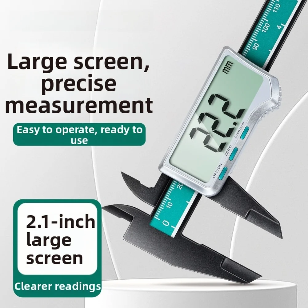 0-150mm Digital Caliper with Bright LED Screen and Intuitive Controls for Fast and Repeatable Dimensional Checks