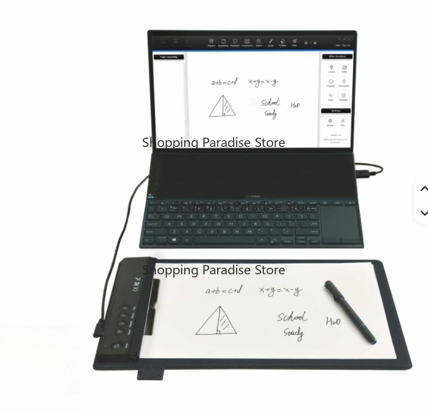 Pad Tools Graphics Tablet Plug and Play for Computer Teaching Learning Recording MP4 Videos Wi-ndows 10/11 Online Courses