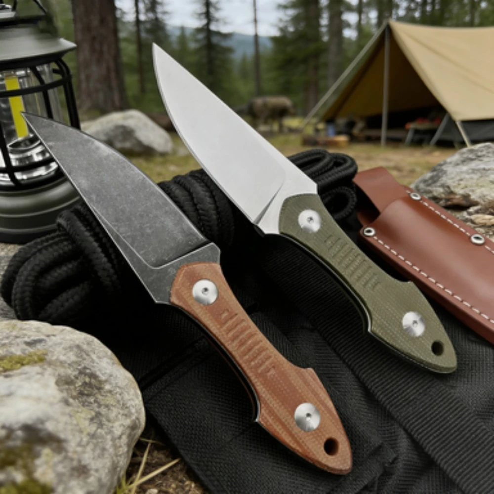 

Эргономичный карманный нож GMF3 с рукоятью G10 для кемпинга и активного отдыха, незаменимый для альпинизма, с ножнами K, подарок для мужчин