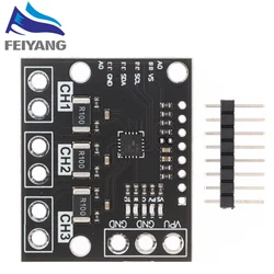 INA3221 Triple-Channel Module, High-Side Measurement, Shunt and Bus Voltage Monitor with I 2C- and SMBUS-Compatible Interface