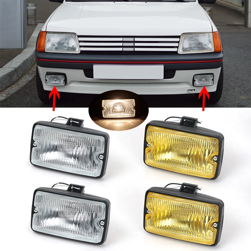 

For PEUGEOT 205 GTI CTI 106 306 Mi16 H3 Front Bumper Fog Light Foglamp DRL LED Driving Lamp Spotlight Spotlamp