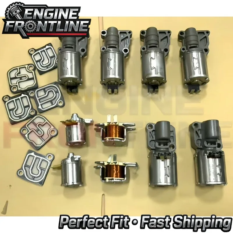 10PCS 0B5 DL501 DQ500 Transmission Solenoid Set Fits For Audi A4 A6 A7 Q5 7-Speed 08-11 0B5398009E 0B5398009A
