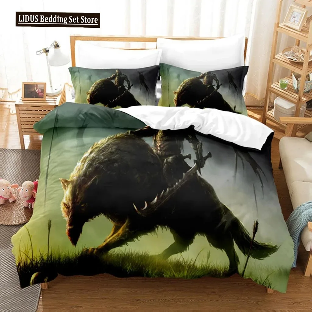 3D World Of Warcraft Bedding Sets Duvet Cover Set With Pillowcase Twin Full Queen King Bedclothes Duvet Cover