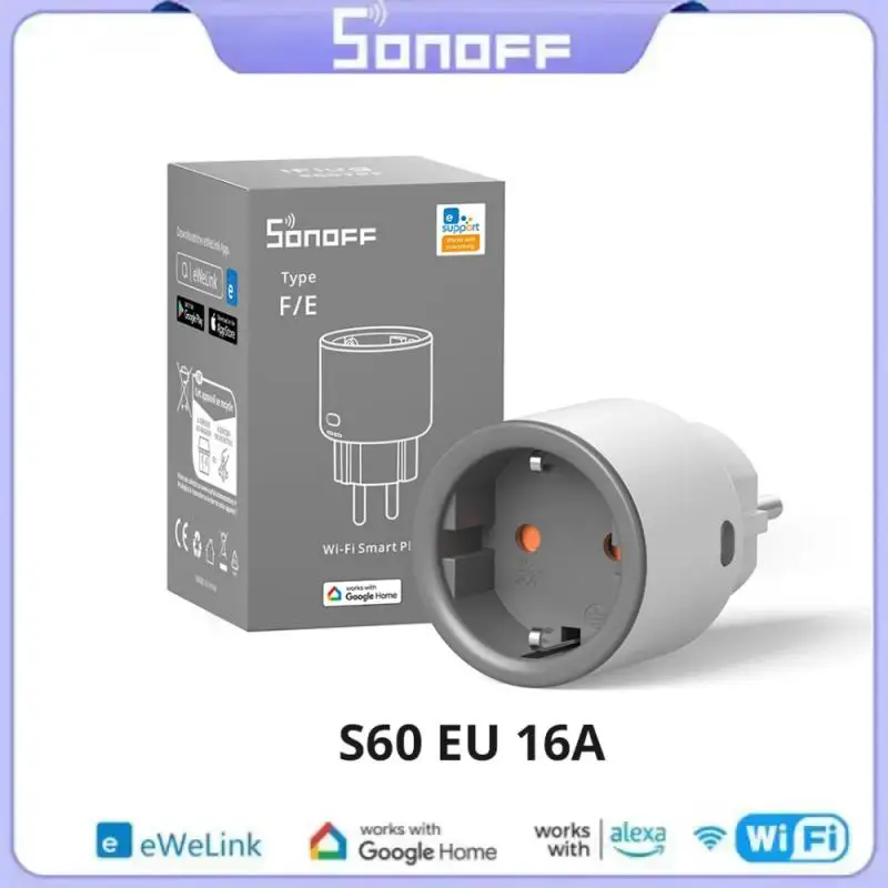 

Розетка SONOFF S60 с поддержкой Wi-Fi и голосовым управлением