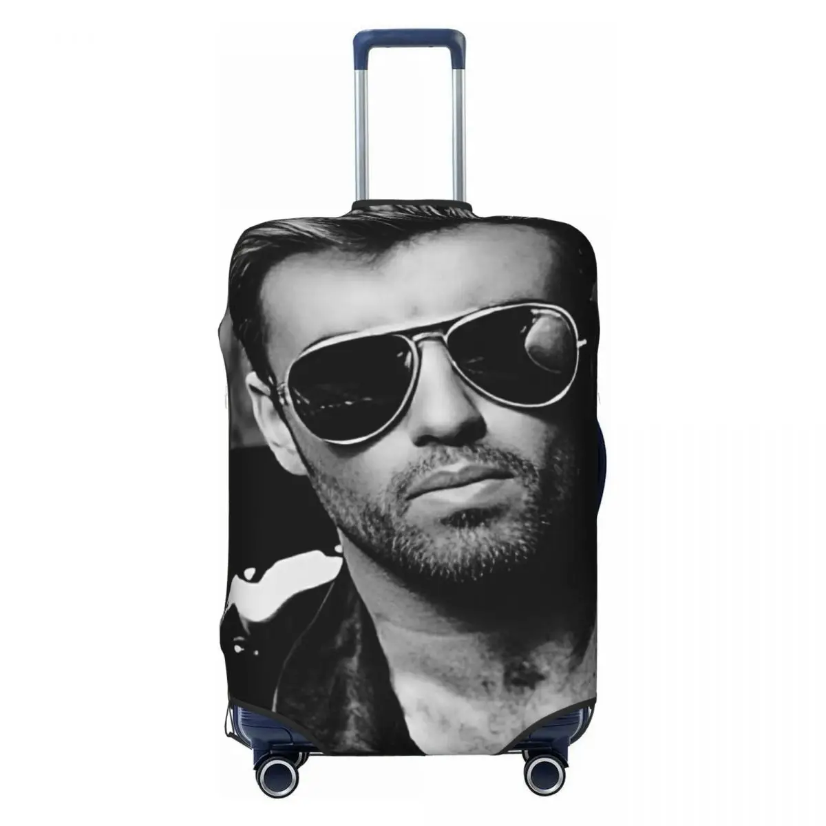 George Michael British Singer Suitcase Cover Holiday Useful Luggage Case Business Protector