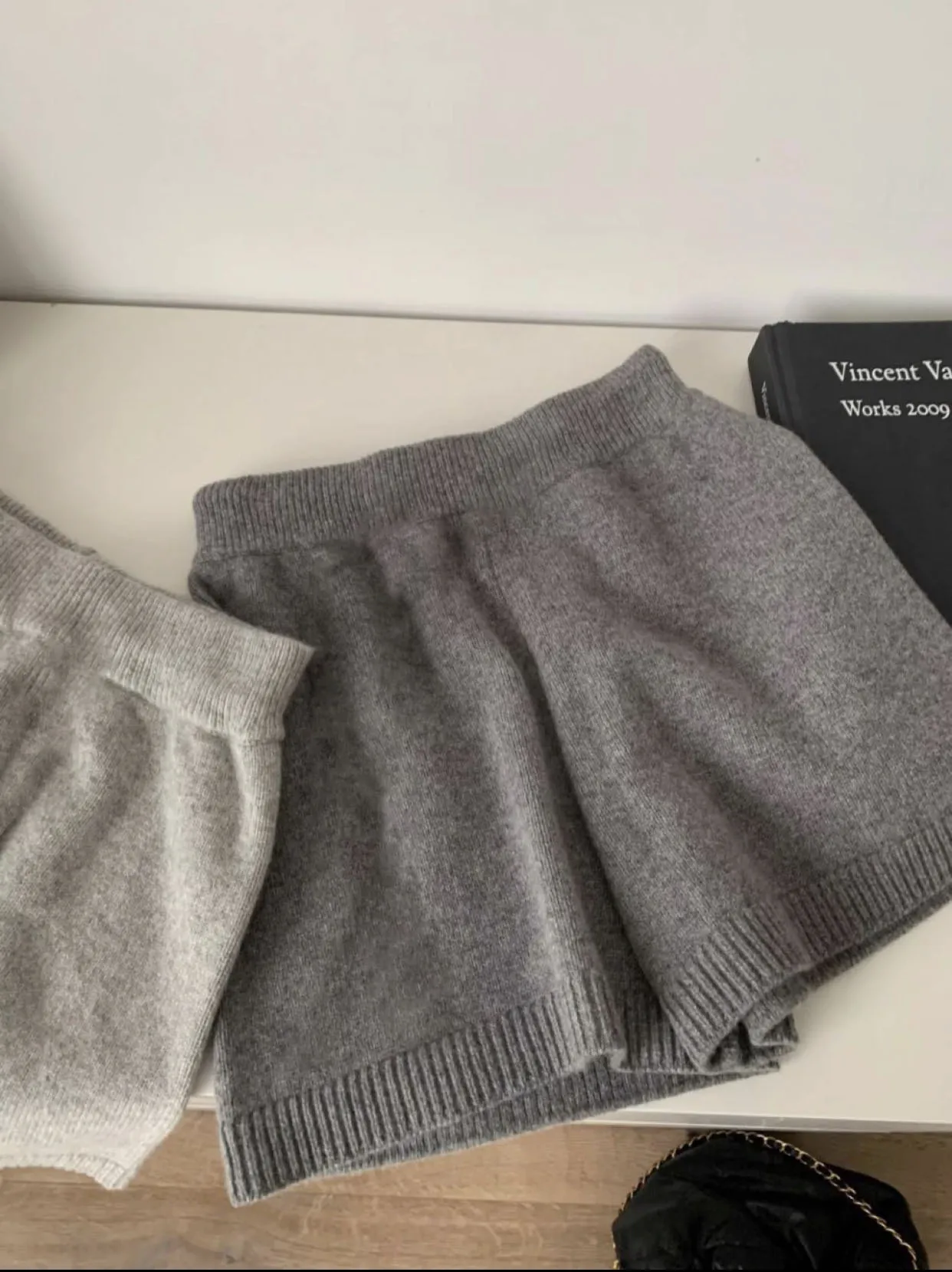 Pantalones informales coreanos Sle de cintura alta y pierna recta de punto para mujer, temporada de primavera y otoño, Color para ir al trabajo