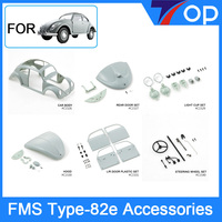 Fms Rochobby 1:12 Scale Rc Model Type82e Kommandeurwagen Beetle Original Spare Parts Girder Shell Lens Rod Set Wheel