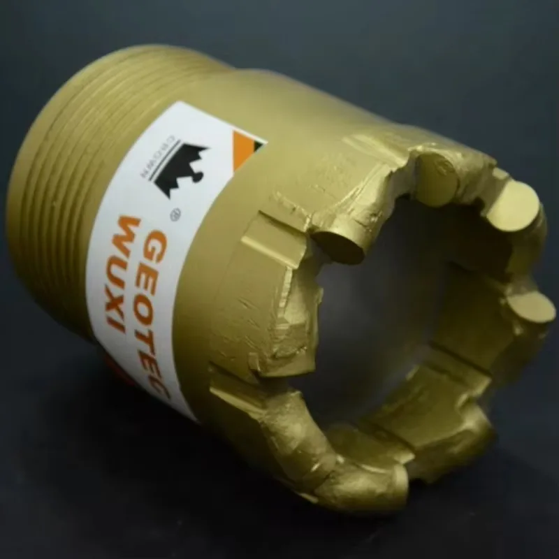 2''-12 1/4'' PCD Slot Face Discharge PDC Core Drill Bits for Mining Drilling