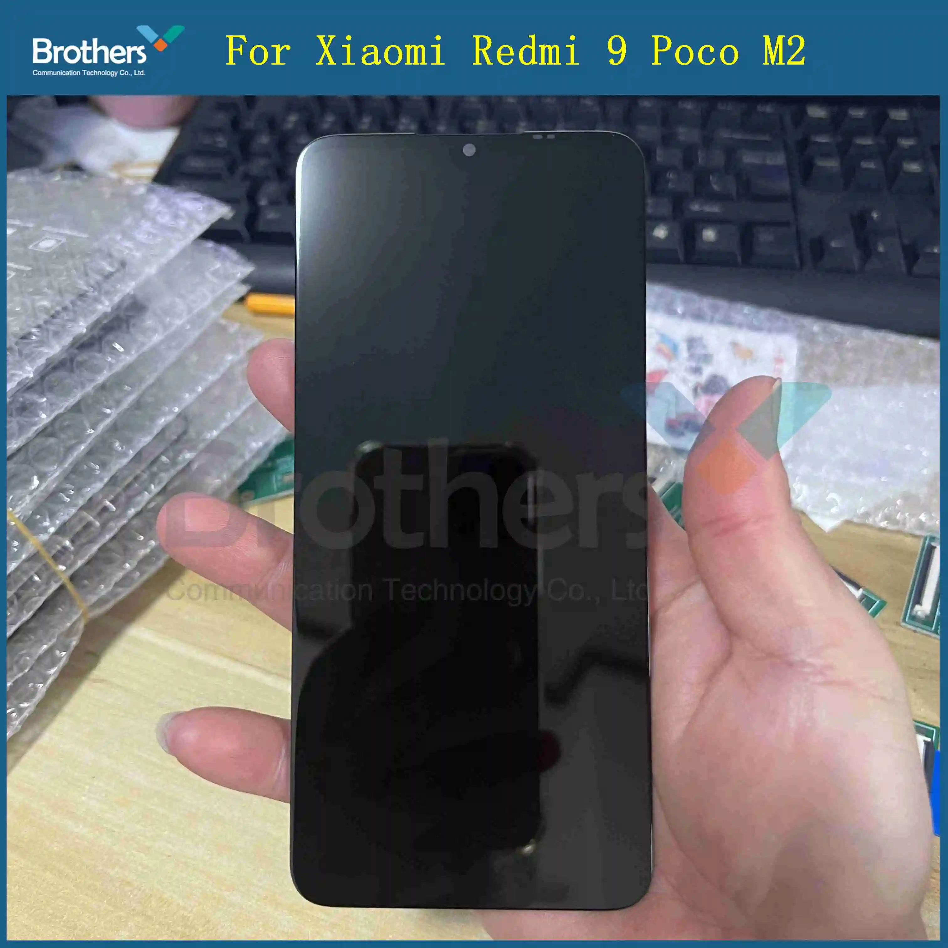 For Xiaomi Redmi 9 Poco M2 LCD Display Touch Screen Digitizer Assembly For Redmi 9 M2004J19AG M2004J19C LCD Replacement Parts