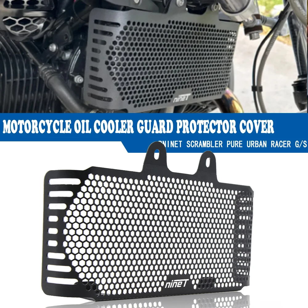 

Motorcycle Radiator Grill Cover Protector RnineT Oil Cooler Guard For BMW R Nine T Pure Racer Scrambler R9T 2014- 2023 2020 2019