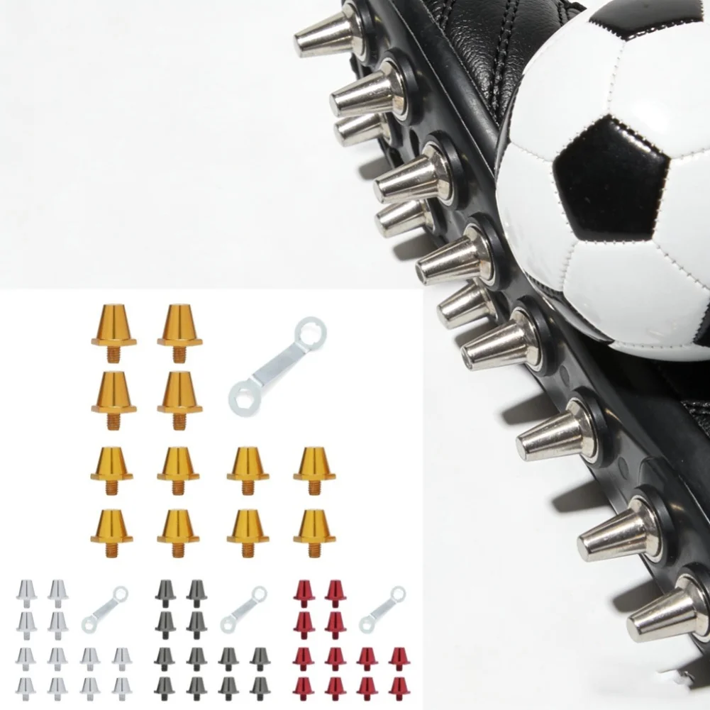 12 Stück Fußballschuhe, rutschfeste Fußballschuhe mit Schraubverschluss, 11 mm und 13 mm Fußballschuhstollen, rutschfeste Ersatzstollen