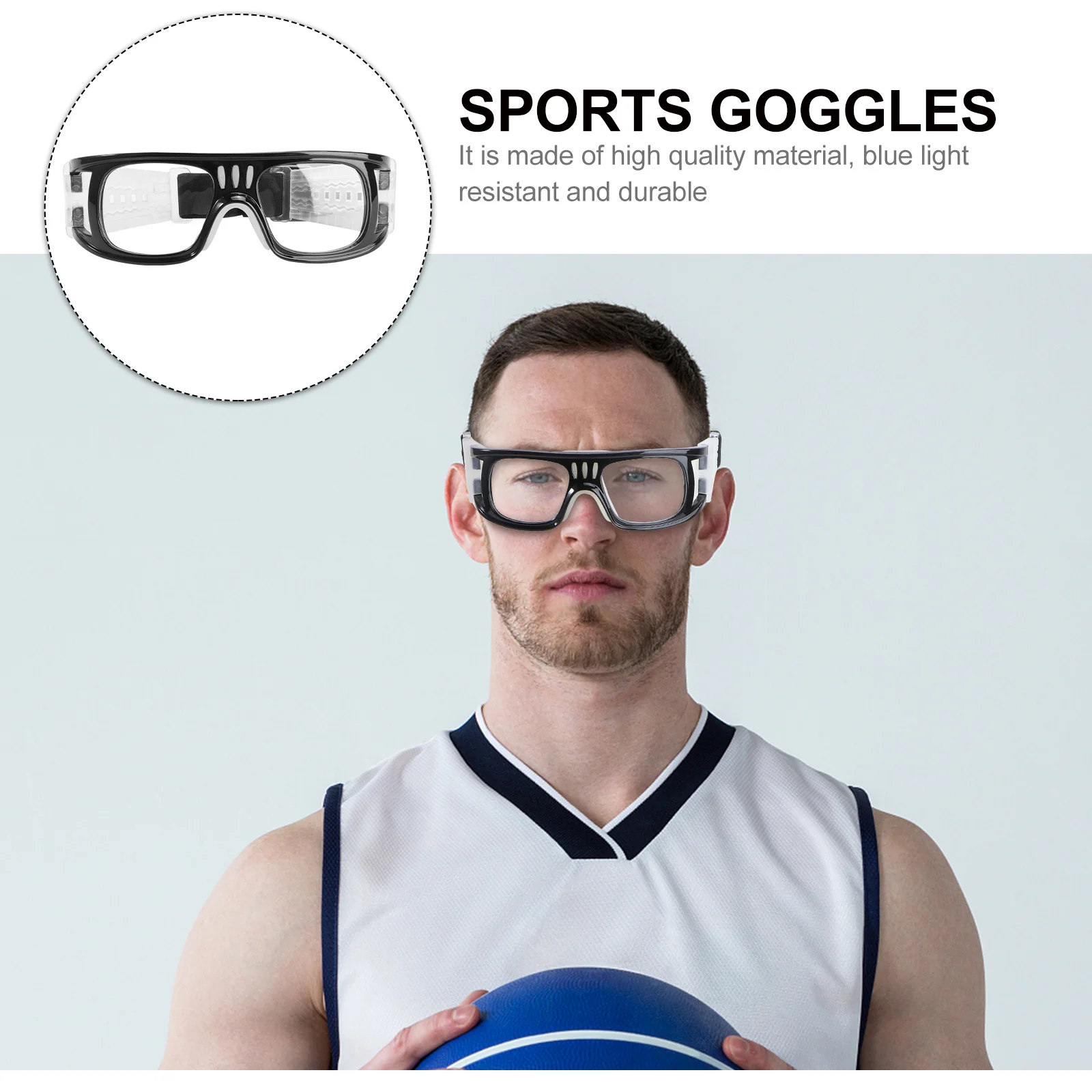 

Спортивные защитные очки, черные противоударные, устойчивые к ультрафиолетовому излучению, футбольные, баскетбольные, велосипедные, уличные очки, спортивные очки