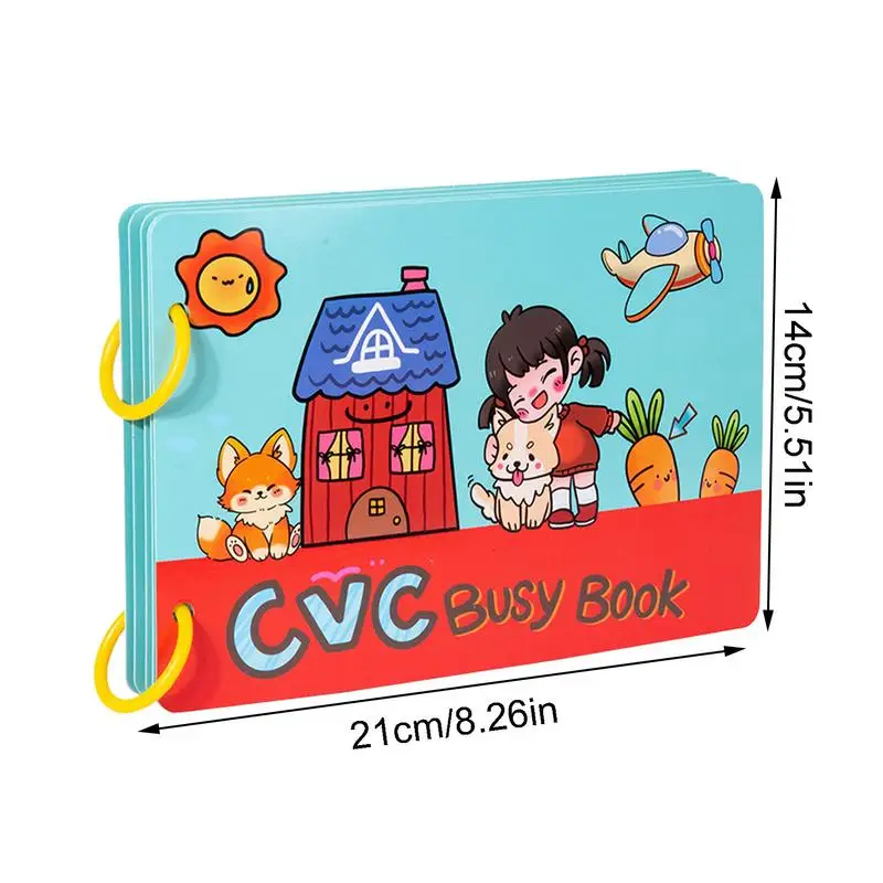 Travel Busy Sticker Book Puzzle riutilizzabile Kids Travel Sticker Toys Toddler Travel Activity Packs libri per bambini bambini ragazzi