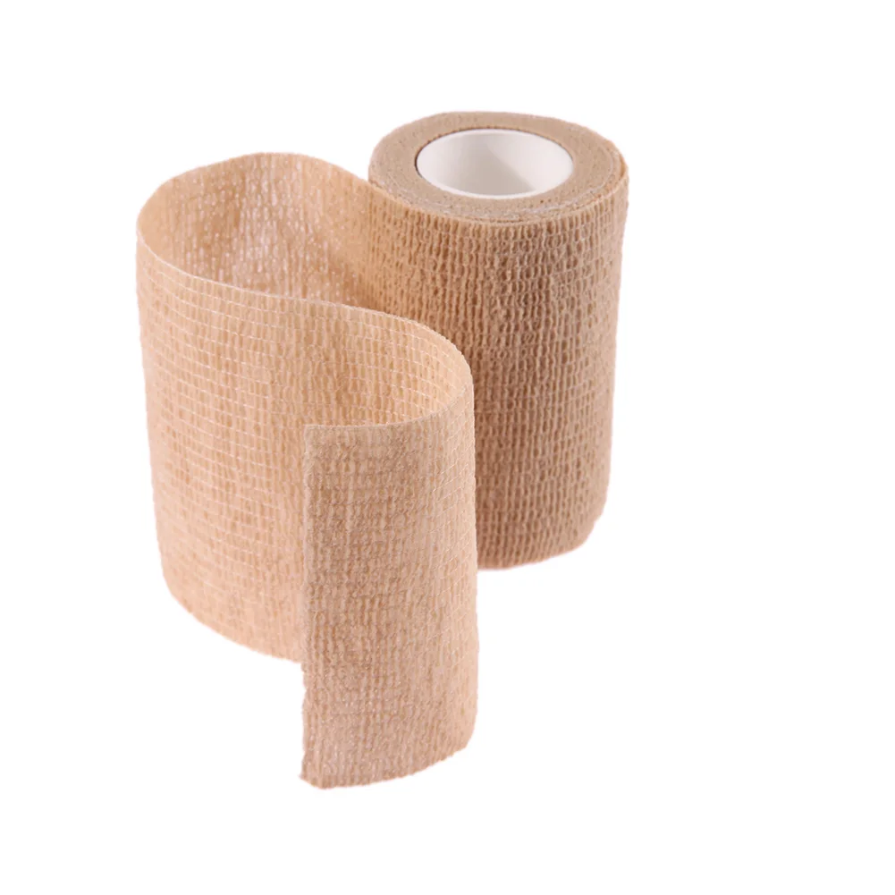5 Stück 2,5/5/7,5/10 cm selbstklebende elastische Bandage, kohäsives Vliesband, Einwegband für Sport, Befestigung, Finger, Handgelenk, Bein – Detail 14