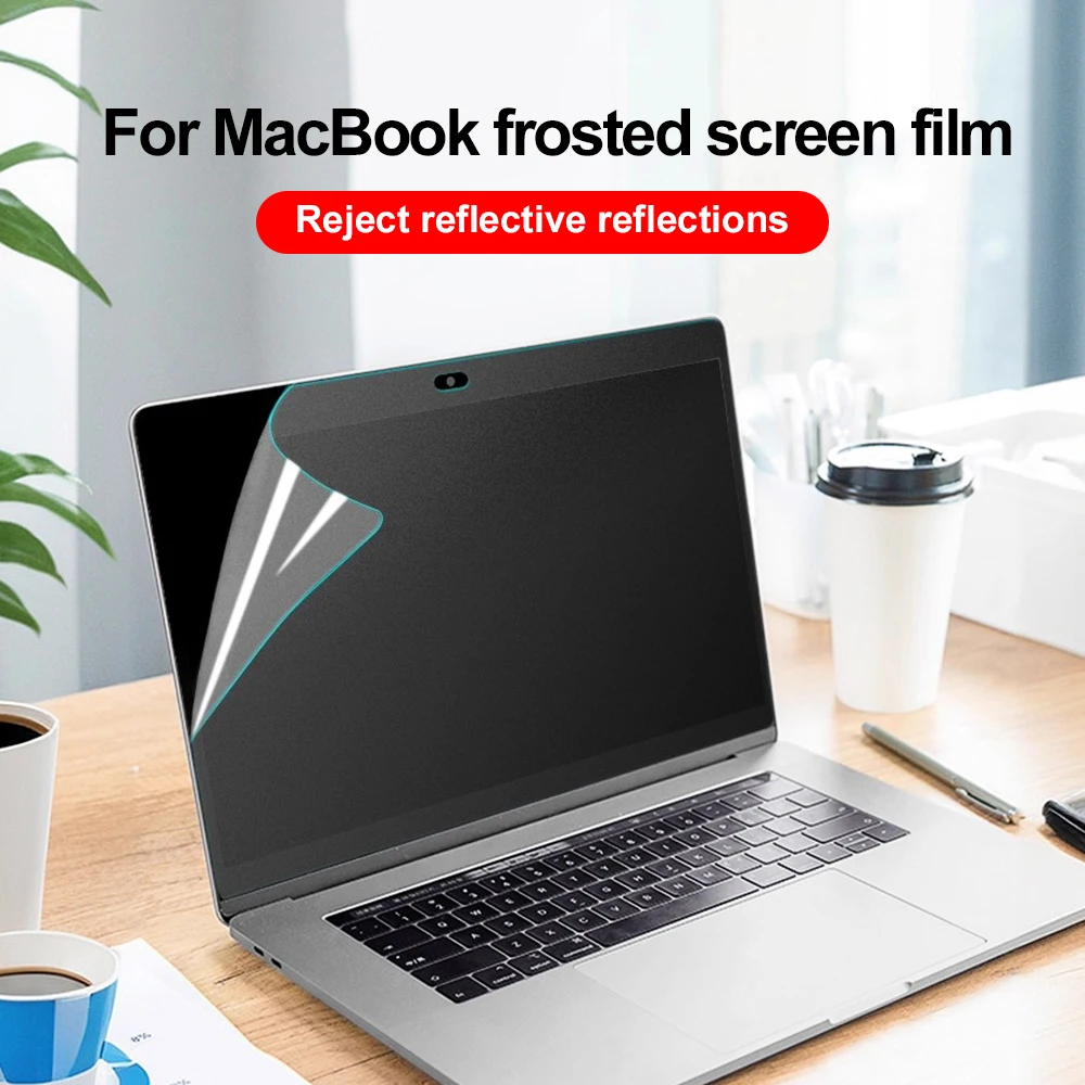 Matte Clear Film For Laptop For MacBook Pro 13.3 14.2 16.2 15.4 Air 13.6 15.3 13.3 Screen Protector Notebook Computer Matte Film