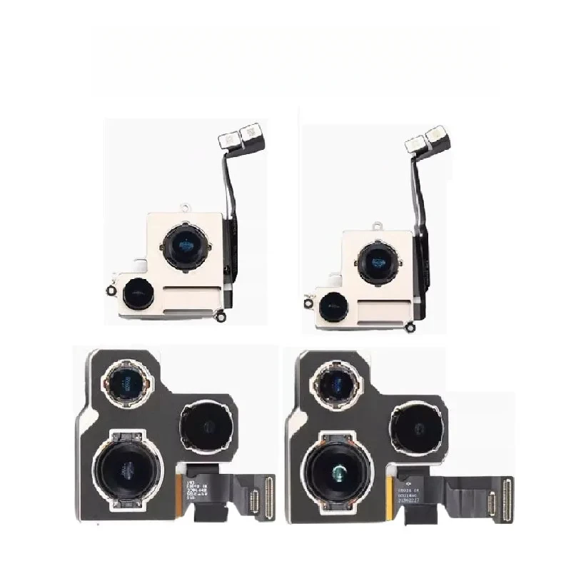 フルなし修理済みバックリアメインカメラフラッシュモジュールセンサーフレックスケーブル-iphone-14-plus-pro-max-用