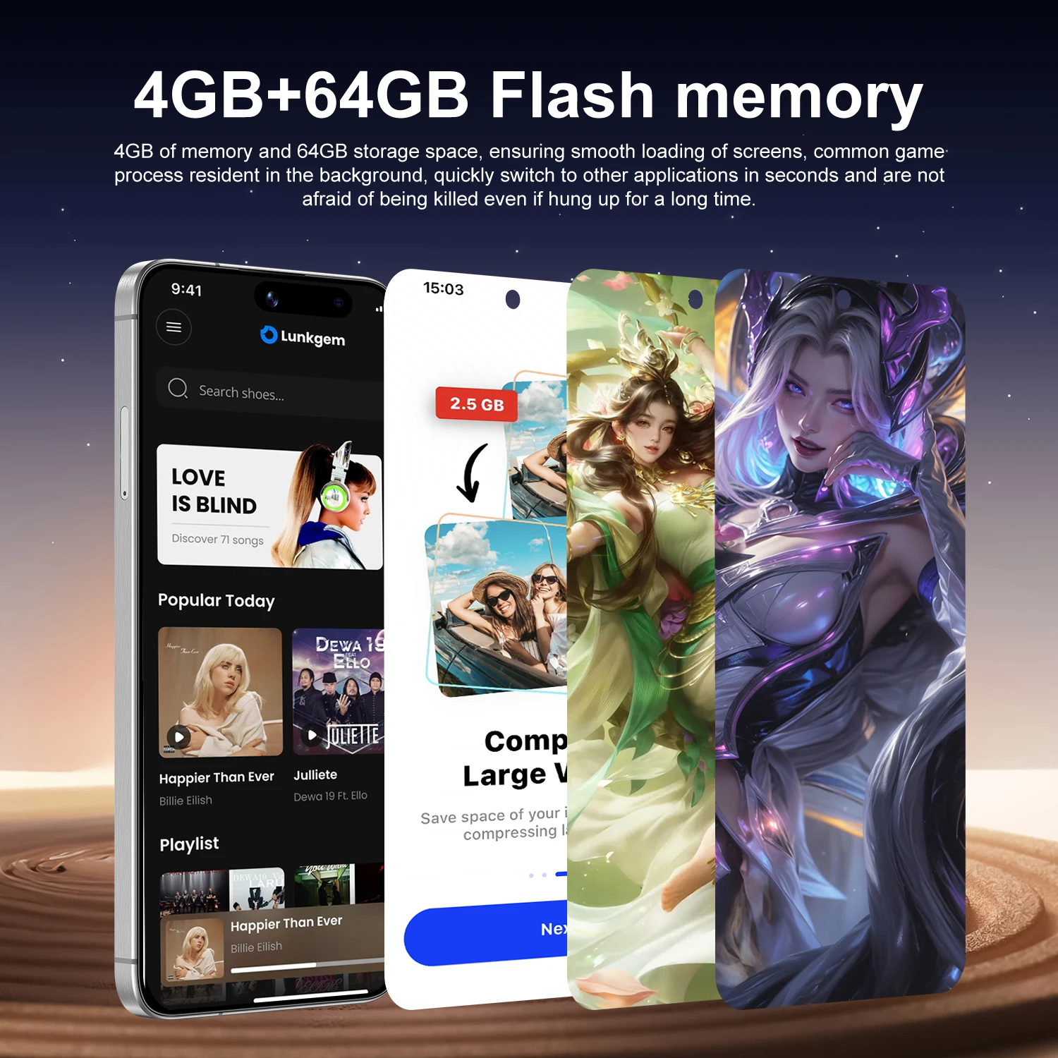 IVMI Global Vision M7 Plus Smartphone Android 12 4GB RAM 64GB ROM 8+16MP Face ID 4G Network Google Play Store Mobile Phones