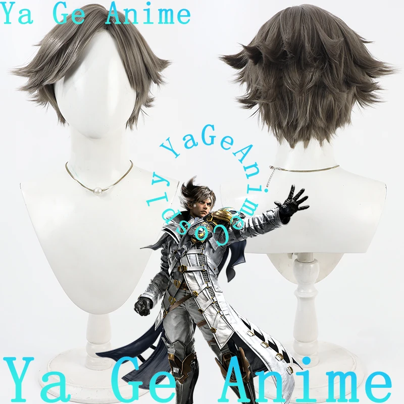 

Парик для косплея Tekken 8 Lars Alexandersson, парик для косплея, имитация кожи головы, перевернутые концы, аниме, комикс, реальность, шоу, синтетический парик