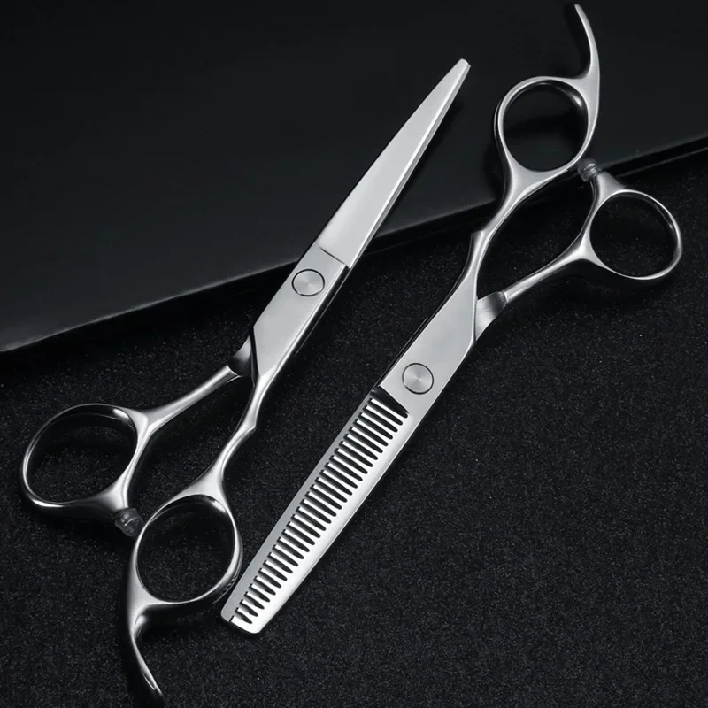 1 Stück Professionelle 6-Zoll-Friseurschere Haarschneidewerkzeuge Salon-Haarschnitt-Zubehör – Detail 4