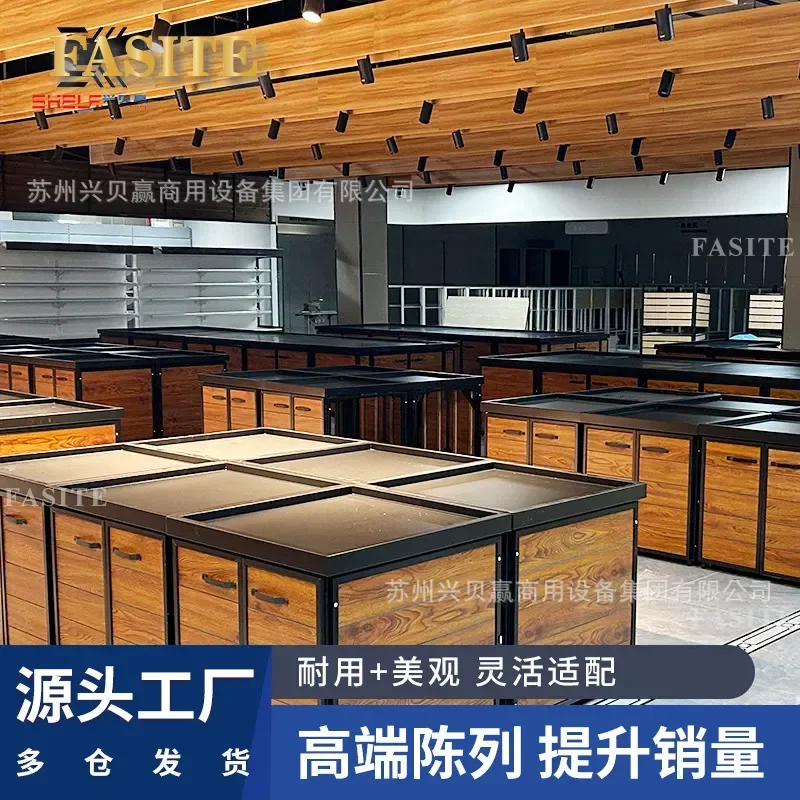For Commercial Supermarket Fruit and Vegetable Rack Grocery Store Display Shelf Convenience Store Produce Organizer Sturdy