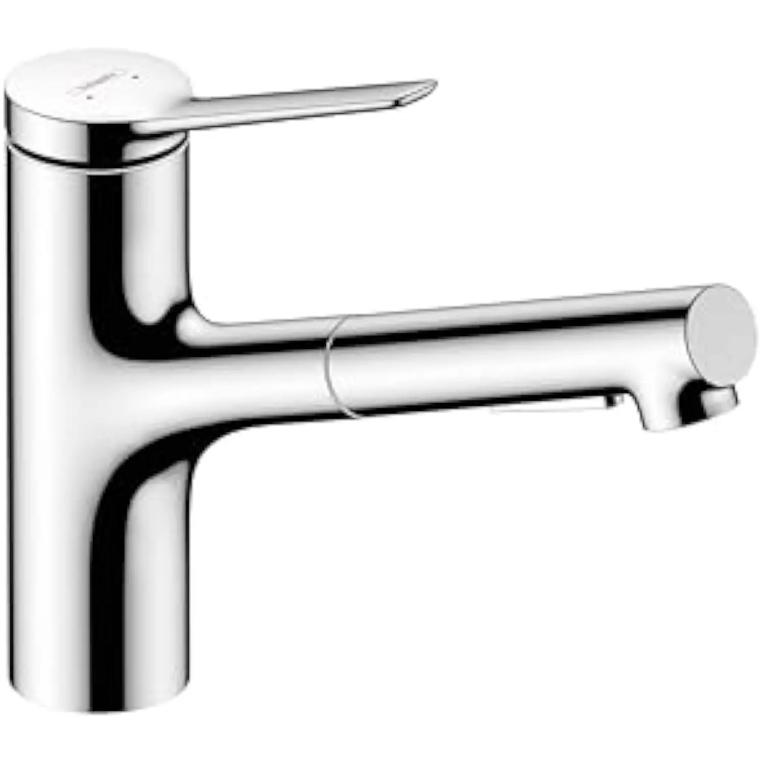 

Zesis Chrome Single-Handle Kitchen Faucet, Kitchen Faucets with Pull Out Sprayer, Faucet for Kitchen Sink, Chrome 74800001