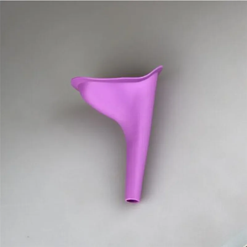 Women Girls Urinal Soft Silicone Urination Device Travel Outdoor Camping Stand Up Pee Girl Urine Toilet Parts Urinals Fixture