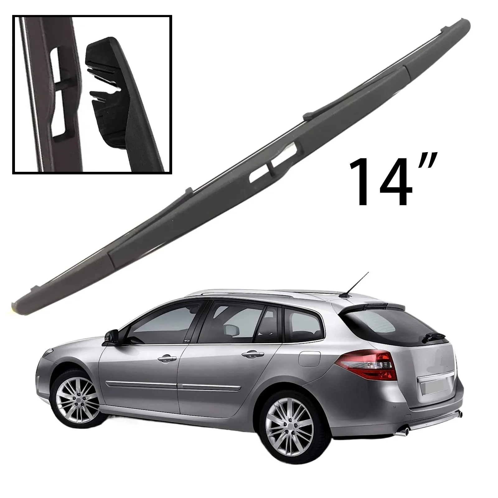 

14" Rear Windshield Windscreen Washer Wiper Blade For Renault Laguna III MK3 Grandtour 2007-2015 Car Accessories Accsesories