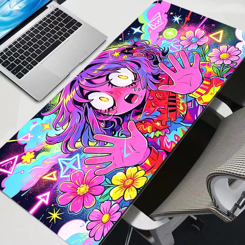 Mouse Pad Hyperpop anime Larger XXL 900x400 Speed Mini Pc Computer Keyboard Desk Mat Gaming Accessories durable Mousepad