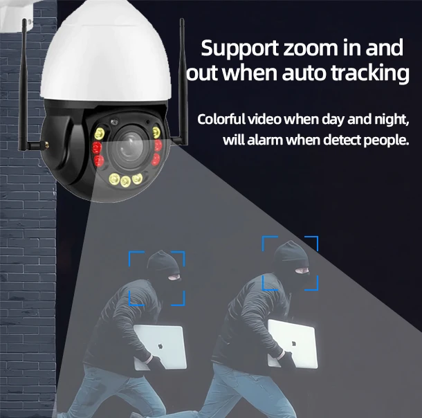Cámaras 4G PTZ 30X 20X ZOOM IP HD seguimiento automático 8mp 4K vigilancia CCTV seguridad Audio bidireccional cámara de visión nocturna exterior
