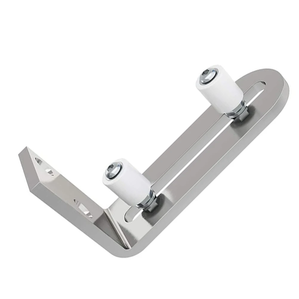 

Barn Door Floor Rail Sway Stopper Sliding Doors Stoppers Silver Stainless Steel Adjustable Hardware Door Guide System Floor