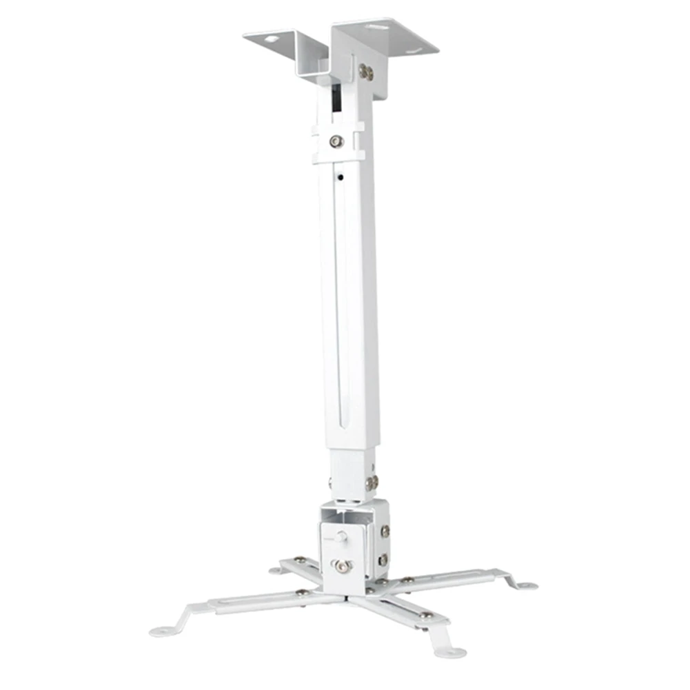 حامل جهاز عرض ABFN، دعامة سقف عالمية كاملة الحركة مع حامل دوار بأذرع قابلة للتمديد لجهاز عرض المنزل والمكتب