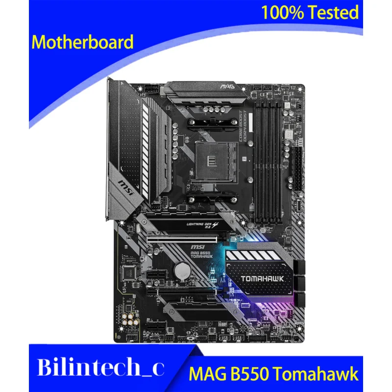 FOR MSI MAG B550 TOMAHAWK DDR4 AM4 64GB Motherboard Atx Standard