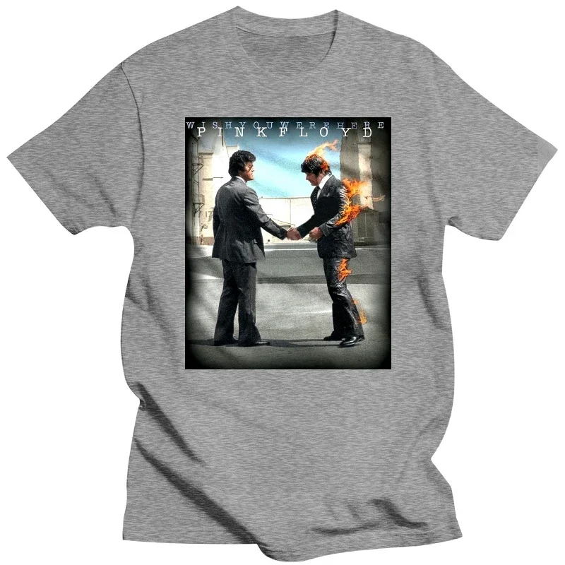 S-M-L-XL-XXL-3X-4X-5X Wish You Were Here PINK FLOYD-HAVE A CIGAR-Blk T-SHIRT New Arrival Informal fashion men manga clothes