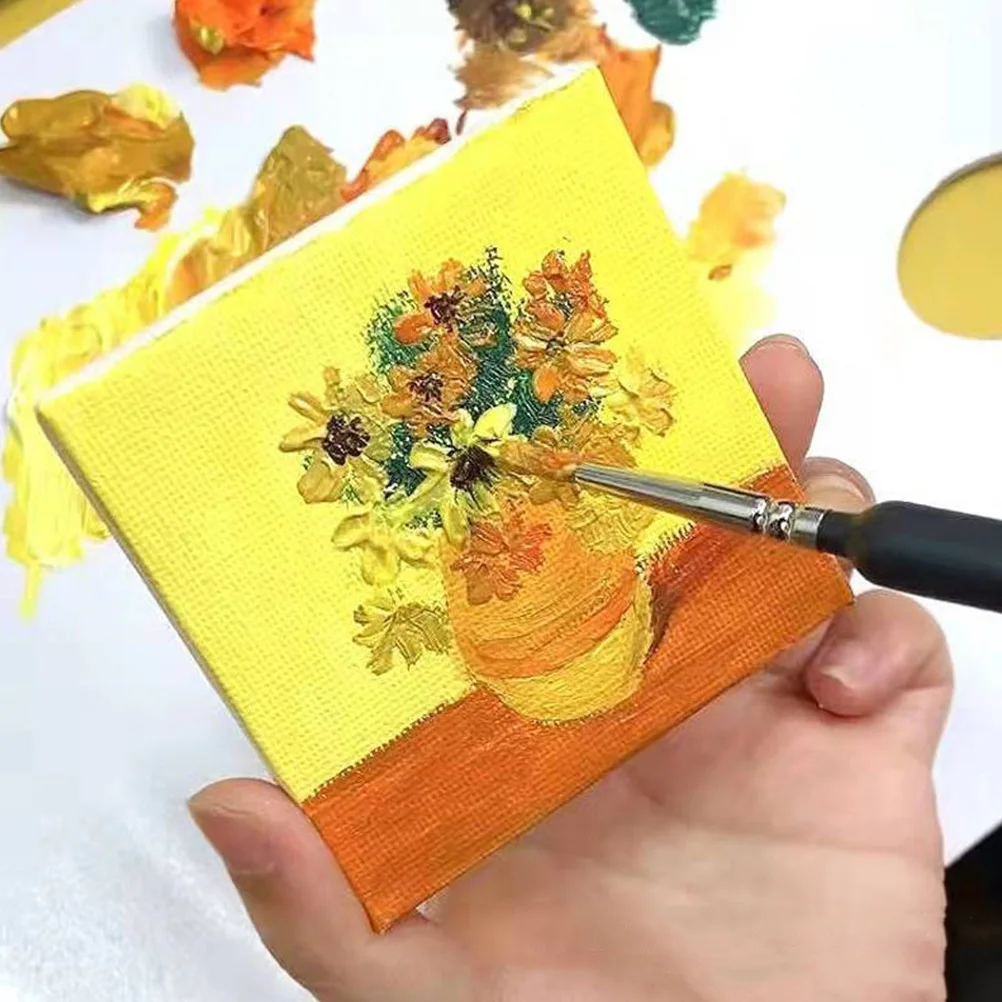 

2Sets Oil Painting Board and Easel Set Firm Wooden Backing High-Quality Fabric Smooth Surface Perfect for Oil Acrylic Painting