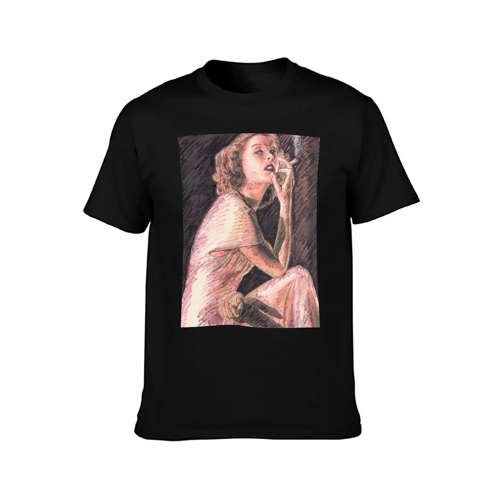 KATHERINE HEPBURN T-Shirt, Summer Casual Cotton Tee, Oversized Streetwear Tops, Vintage Graphic Print, Loose Fit Short Sleeve