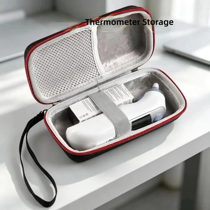 EVA Electronic Device Case for PowerBanks Cable Accessories Ear Thermometers Bag