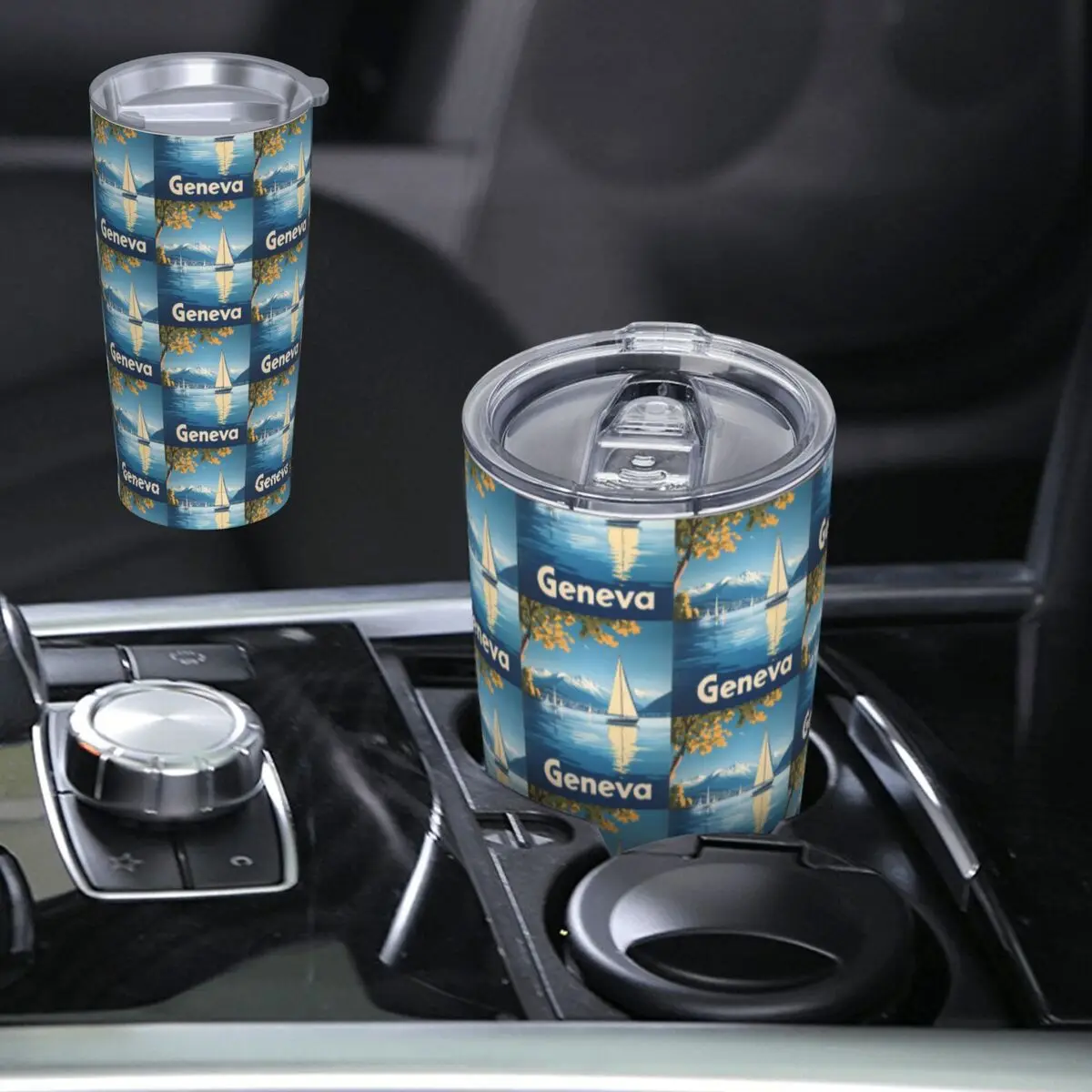 Discover The Enchanting Allure Of Geneva Stainless Steel Tumbler Vacuum Insulated Mug Thermal Cold Cups Straw With Lid 20oz