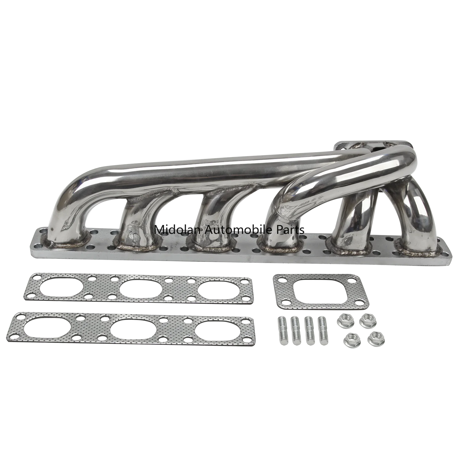High Quality Stainless Manifold High Performance Header For BMW 92-98 E36 M3/320/325/328 L6 T3 TURBO - view 2