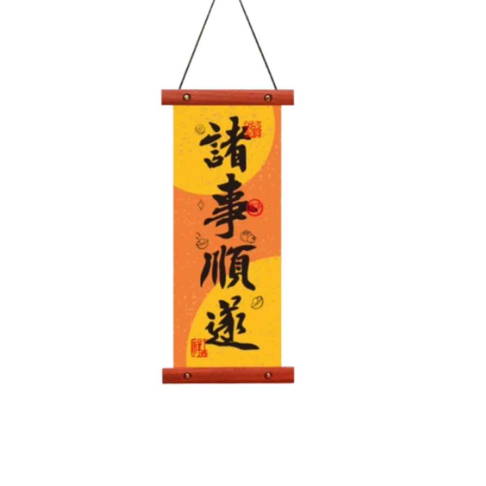 يتدفقون السنة الجديدة فو شخصية قلادة النمط الصيني التقليدي محظوظ شخصية الجدار قلادة نعمة الكلمات مهرجان