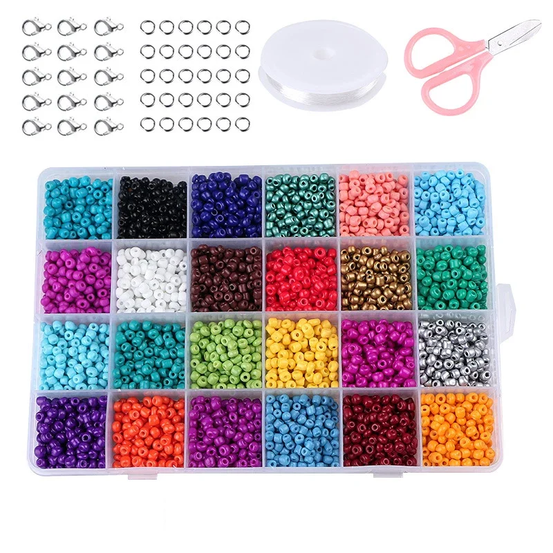 2/3/4MM Glass Seed Beads Set Box For Bracelet Jewelry Making Needlework DIY Accessories  Supplies Czech Miyuki Spacer Bead Kit