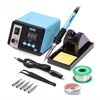 New 75W Digital Display Soldering Station Electric Soldering Iron Dual CNC Welding Station Welding Maintenance Tool Accessories