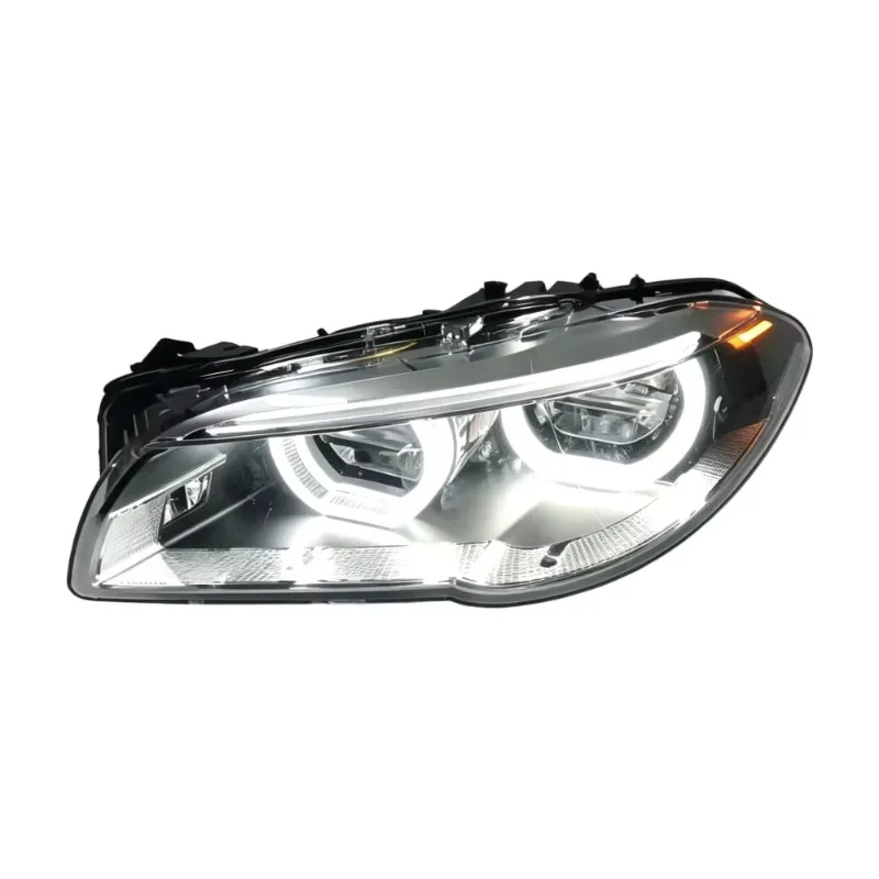 HEADLIGHT ASSEMBLY, UPGRADED LED HEADLIGHT for BMW 5 SERIES F10 2011-2018,YELLOW WHITE DAYTIME RUNNING LIGHT SWITCHABLE