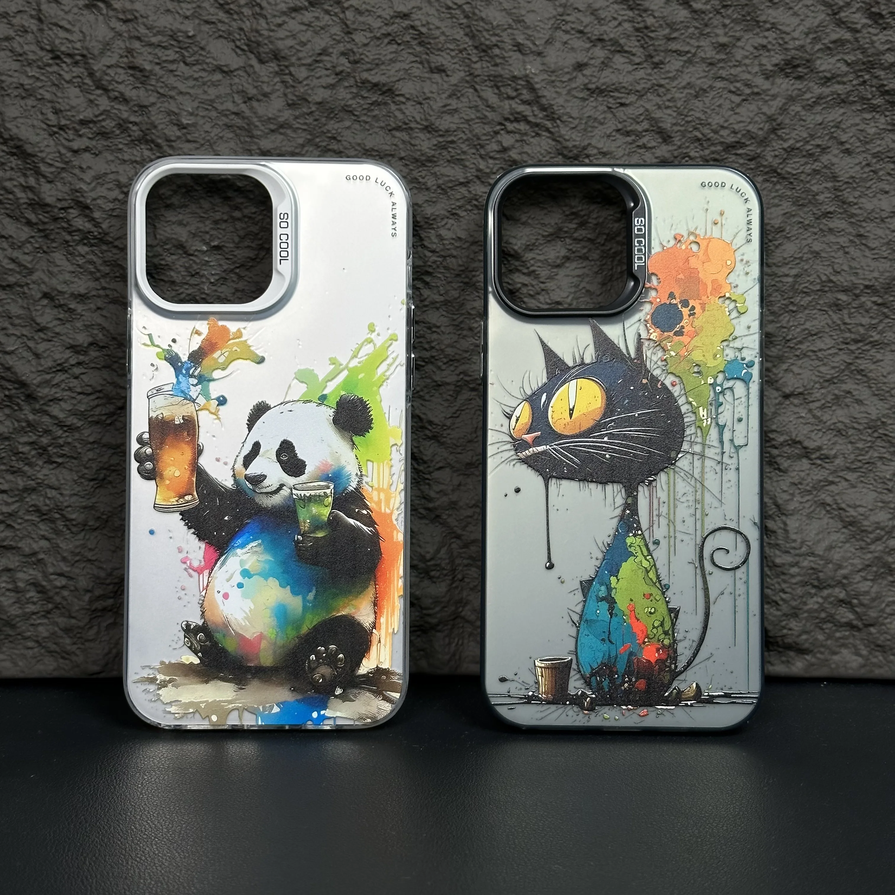 Case for IPHONE11 IPHONE12 IPHONE13PRO 14PRO 15 15PRO 15PROMAX Personalized graffiti small animal anti-drop mobile phone case