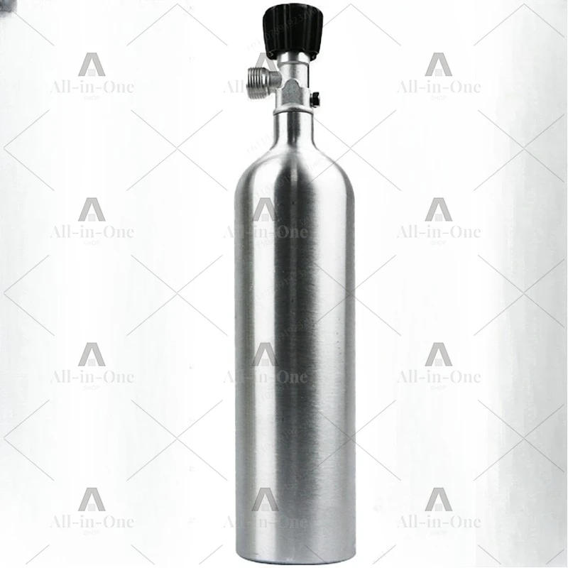 Professional Aluminum CO2 Cylinder Set - 0.6L/1L High Pressure, Safe & Durable for Lush & Fish Health