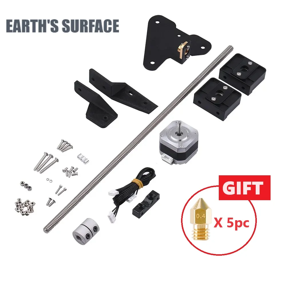 ES-3D części drukarki zestaw do aktualizacji podwójnej osi Z śrubowym silnikiem krokowym dla Ender 3/Ender 3 Pro/Ender 3 V2 akcesoria do drukarek 3D